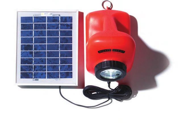 4B Big Ideas, Small Sizes This solar-powered light is useful for places