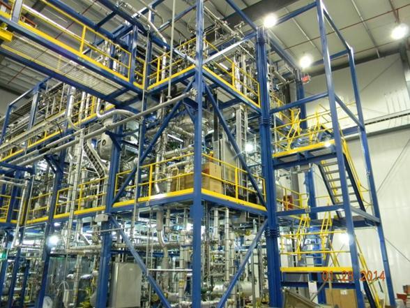 Rheology Poly-isoprene testing and processing equipment Semi Works Plant Kraton Innovation Center Belpre Capacity 100-300 tons per
