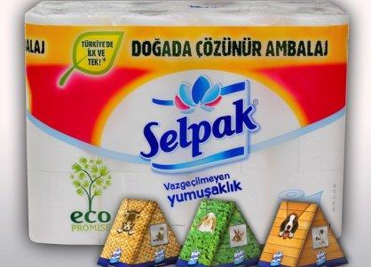 Selpak side opening facial tissue can be opened