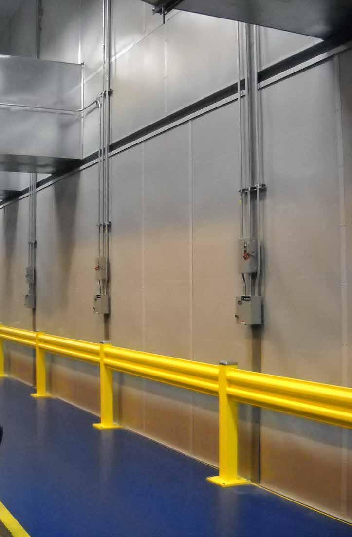 Moduline Acoustic Enclosure System Rugged Noise Control Structures Using Acoustically Rated & Field Proven Demountable Components IAC Acoustics Moduline acoustic enclosures protect workers and the