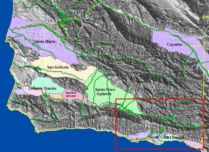 Groundwater Basins Santa Barbara