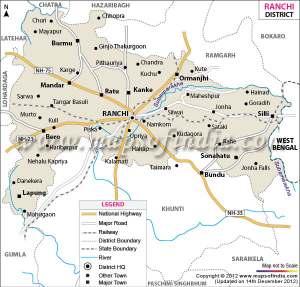 Hazaribaghdistricts, on the south by LateharDistrict and on the west by Garhwa District.Thedistrictcoversanareaof5043.8km²andhasapopulationof1,533,176.