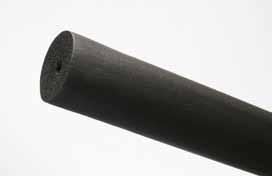 CUI resistance: moisture migration prevention, especially important with iron pipe. Does not fracture from pipe vibration or expansion/contraction cycles. Low VOC emission, CFC- and HCFC-free.