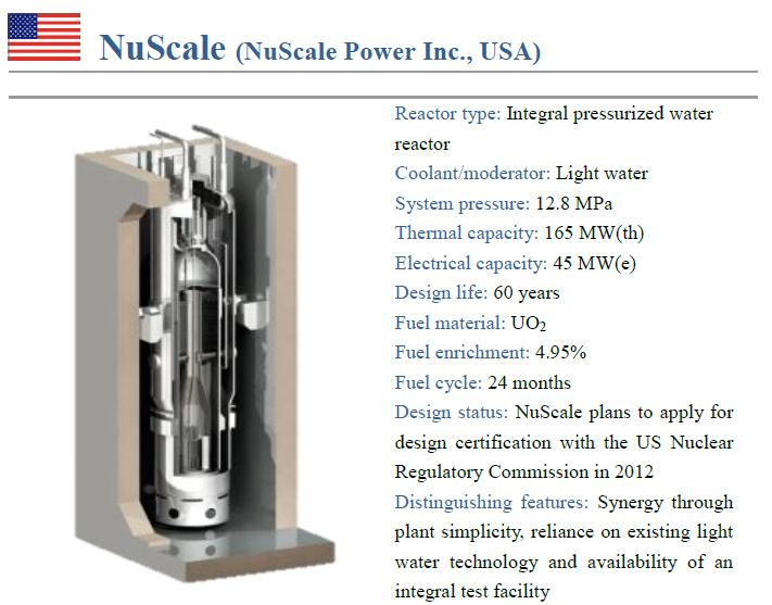 NuScale Power LLC Source: NuScale NuScale started as a concept at of Oregon State University and Idaho National Laboratory but is now being developed by Fluor.