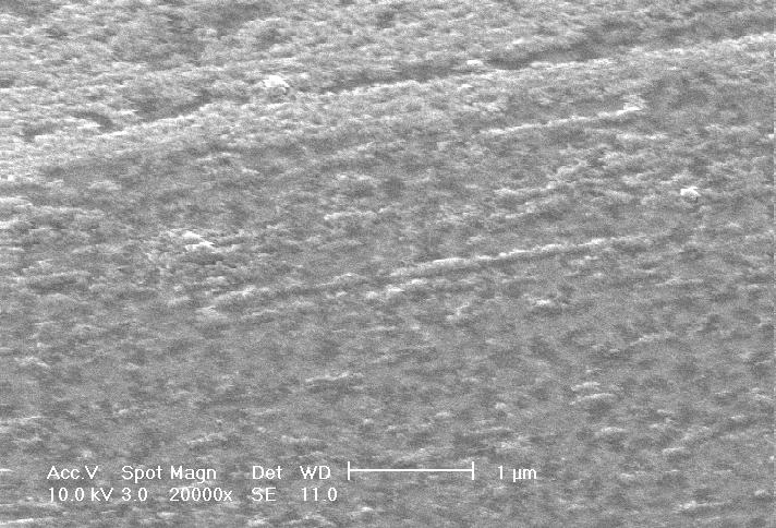 These nanowire-like growths have a diameter of approximately 50 nm. This result is a significant accomplishment, as it proves that nanowire formation is possible using NIC of a-si. Figure 4.