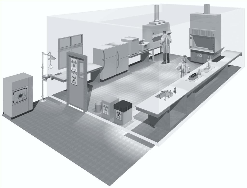 A typical Biosafety Level 2 laboratory (graphics kindly provided by CUH2A, Princeton, NJ, USA Procedures likely to generate aerosols are performed within a