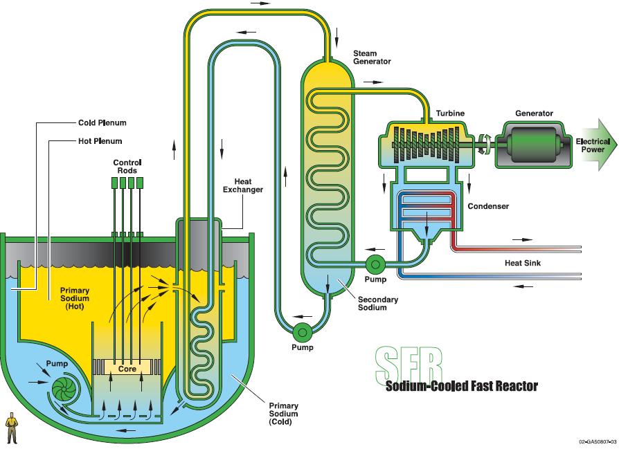 Sodium Cooled Fast Reactors Several large SFRs have been built and operated in the past and several