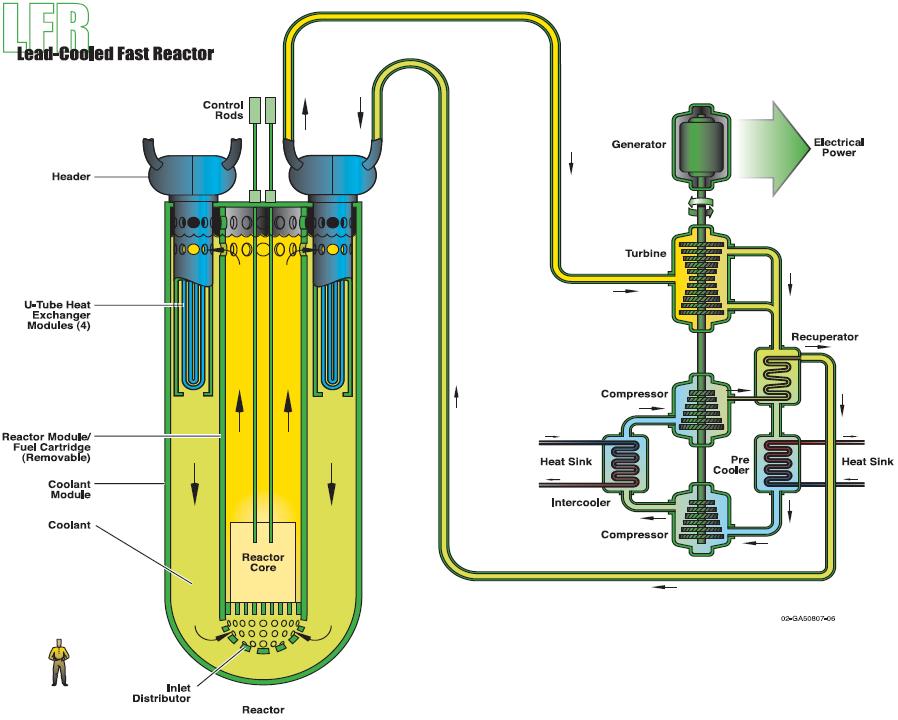 Lead Cooled Fast Reactors Westinghouse is currently developing an LFR concept for deployment in the