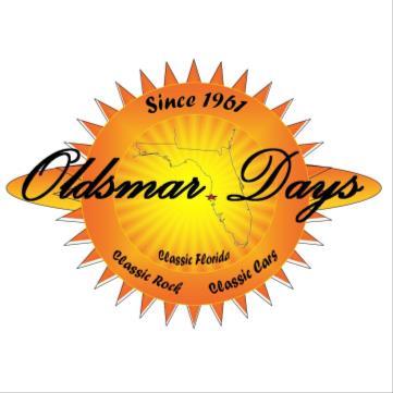 Announcing Oldsmar Days & Nights 2017 We are proud to announce that our 56 th Annual Oldsmar Days and Night Festival is scheduled for March 31 st April 1-2nd, 2017 at beautiful R.E. Olds Park.