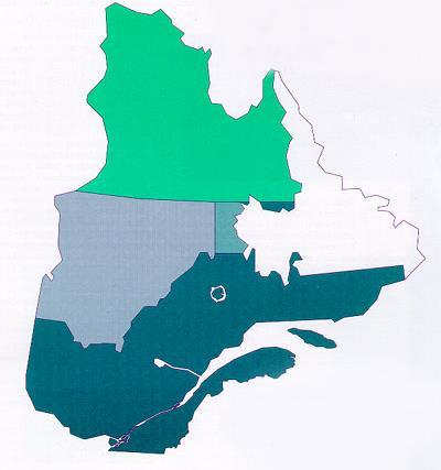 Quebec Environmental Assessment Procedures (EAP) Different regimes 3 Procedures in Northern Quebec Procedure in Southern