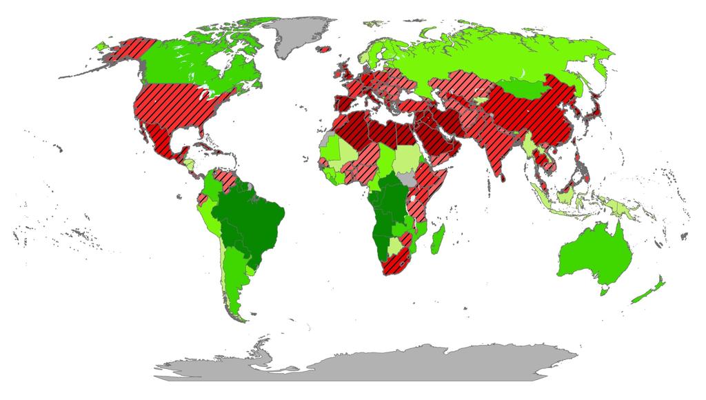 Ecological Creditors and Ecological Debtors today Debtor Creditor Source: http://www.stockholmresilience.