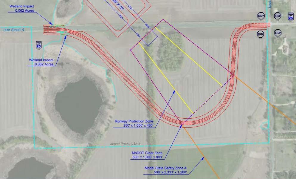 Land Use 30 th Street Realignment Ground Transportation Realigned road can accommodate forecasted traffic volume and type Travel time will increase an average of 46 seconds in either direction FAA