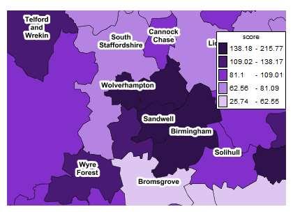 Deprivation The Government s standard measure of deprivation and inequality in England is the Index of Multiple Deprivation (IMD).