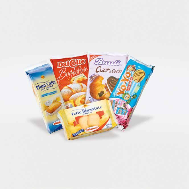 We supply companies with flexible packaging that produce: - DRY