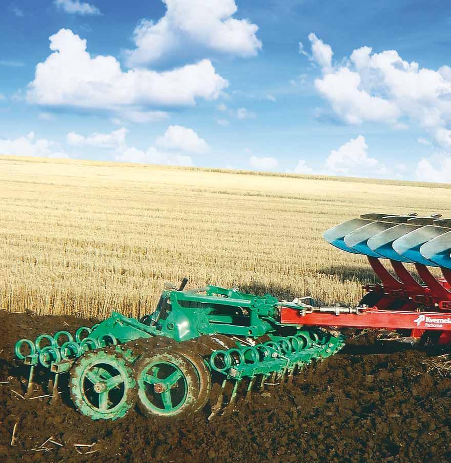 Kverneland Ecomat - A new concept in seedbed preparation - Finish seedbed in one pass The agricultural industry is constantly looking for new and more efficient tillage methods.