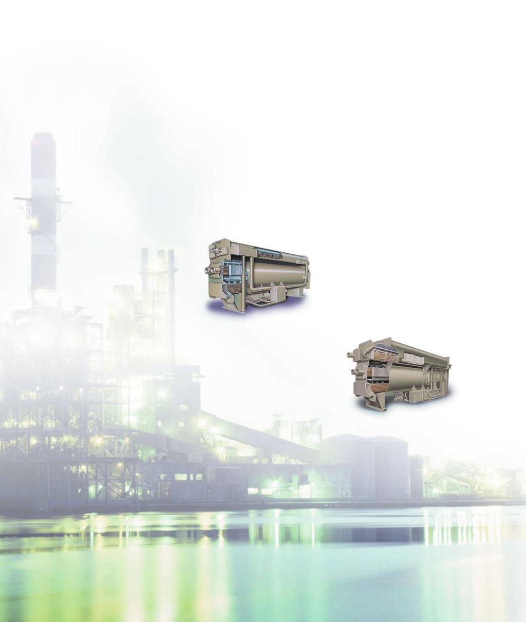 The Horizon TM absorption family now includes a full range of chillers suitable for industrial applications.