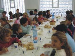 The use of cutleries sets for public catering and school canteens represents a