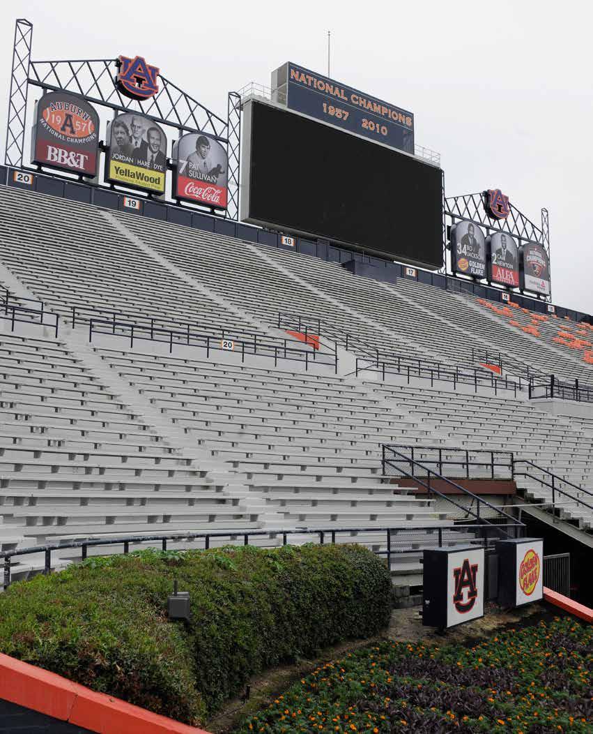 Jordon Hare Stadium Auburn, Alabama ProSpec Product Enhancements Rapid Cure Technology RCT Improves the strength, curing, workability, and performance of ProSpec surface preparation and tile products.