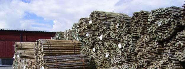 Forestry versus Wood Industry Relatively low import of raw material from