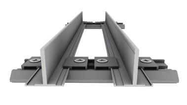 Bottom Tracks Standard Recessed Track Minimum Trench Depth: 2 ½ Recommended Trench Width 1 Track 6 2 Tracks 9 3 Tracks 12 4 Tracks 16 - ADA Compliant.