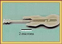 MEMS The world s smallest guitar is about 10 micrometers long about the size of a single cell.