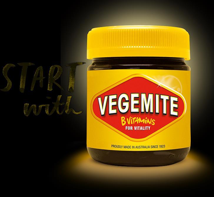 Business overview: Vegemite Australia s most loved iconic food brand Iconic Australian brand with over 90 years of Australian heritage