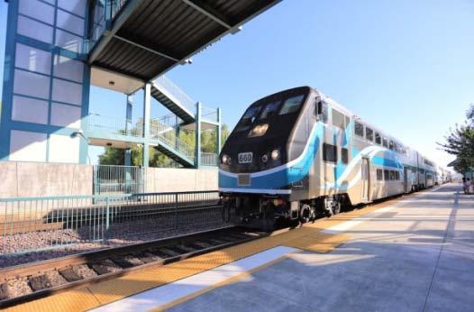 Develop emerging regional rail networks Mode share shift