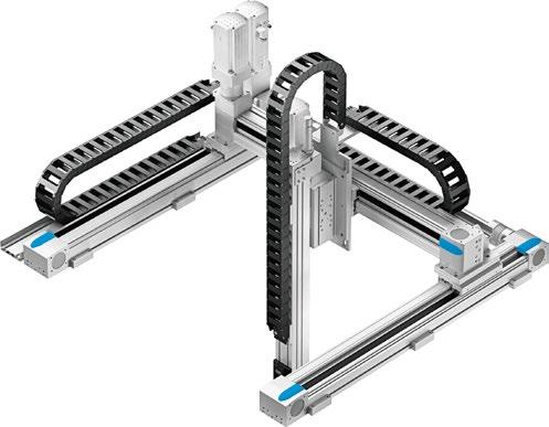 Standard handling units for multi-axis modular system Pick and Place Cantilever axis with slide or axis for Z