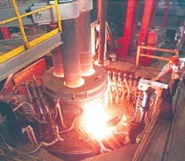 KW-units Metallurgical treatment plants. EAF hot metal charging. Pig casting machine.