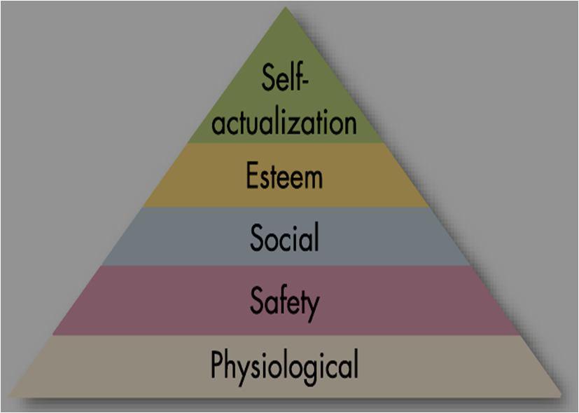 Hierarchy of Needs Theory (Maslow) Hierarchy of Needs Theory There is a hierarchy of five needs physiological, safety, social, esteem, and selfactualization; as each need is substantially satisfied,