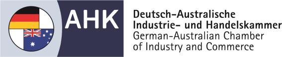 Contact German-Australian Chamber of Industry and Commerce Ms Anja Eulitz, Senior Consultant Consulting Services Projects Email: anja.eulitz@germany.org.