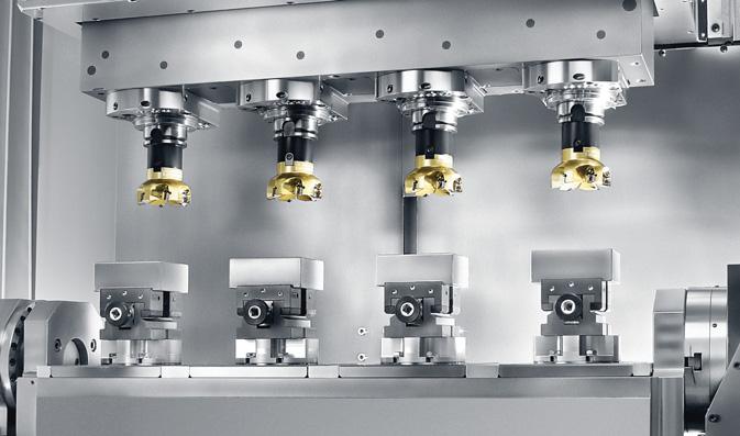 TWIN and TWIN 2 technology A branch-specific application analysis has shown that because of the increasing individualisation of the workpieces, the number of double- and four-spindle manufacturing