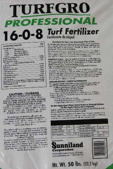Read the fertilizer bag to