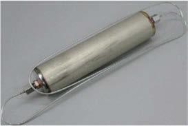 Gas Filter This raises the purity of a gas by absorbing organic substances and moisture from the gas. The tube (containing a 5A molecular sieve, approx. 200 ml) is metallic.