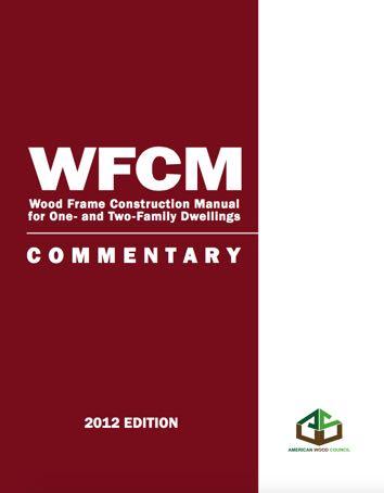 Uplift: MWFRS or C&C? AWC s WFCM commentary C1.