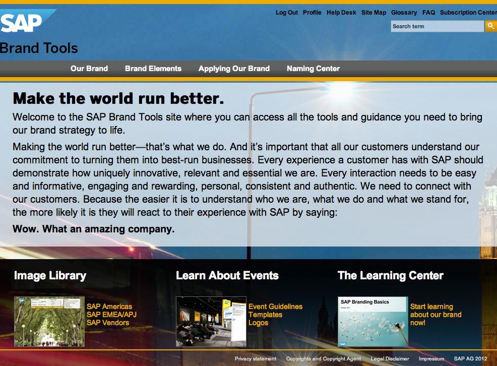 SAP Brand Tools website has everything you need to create an amazing event: www.sapbrandtools.