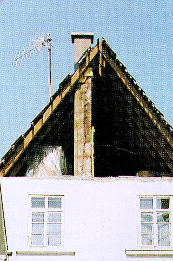 roof gable walls due to insufficient