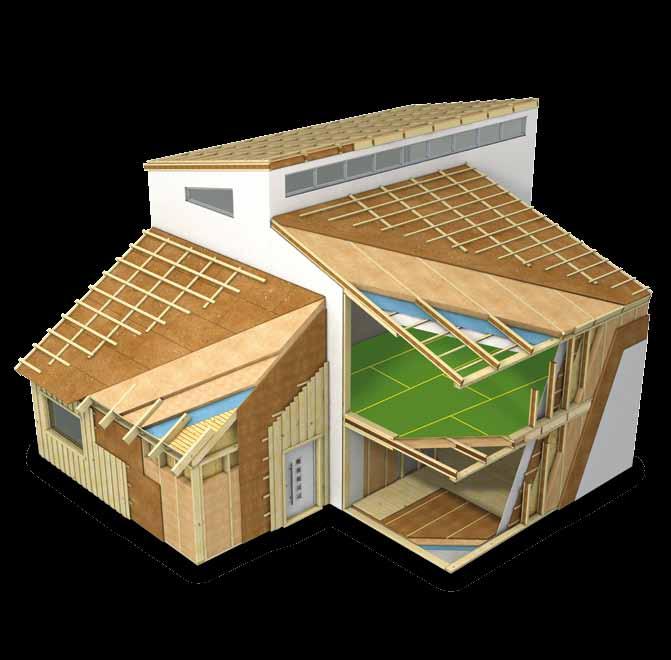 universal sarking and sheathing boards special insulation boards for renovations flex flexible thermal insulation from wood / wall -I-Joist Building System for floor, roofs & walls -I-Joist Building