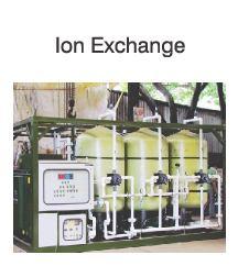 of ion exchange processes as mentioned below: Softeners, Demineralization, Mixed Bed, Condensate