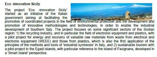 Eco-innovation in Italy» (P.