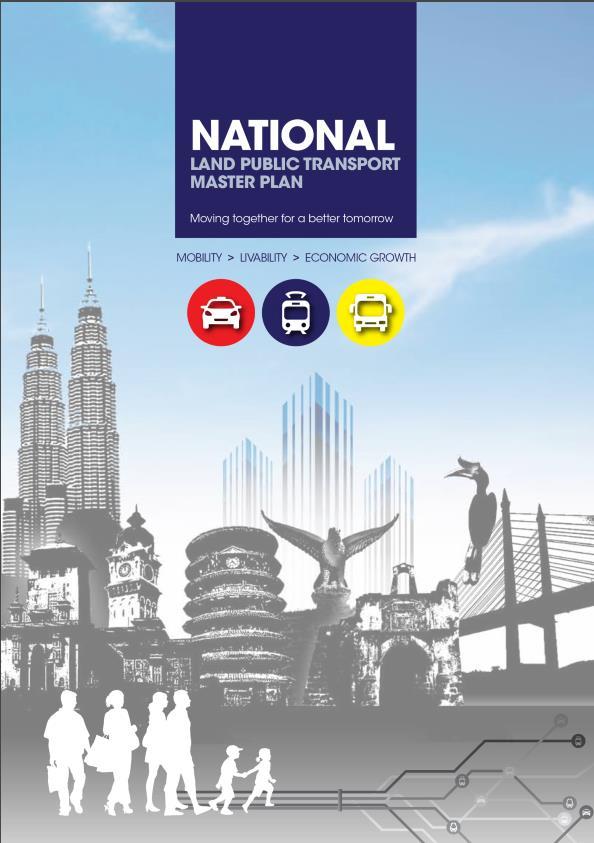 Example MALAYSIA - National Public Transport Master Plan Target 2030 40% modal share public