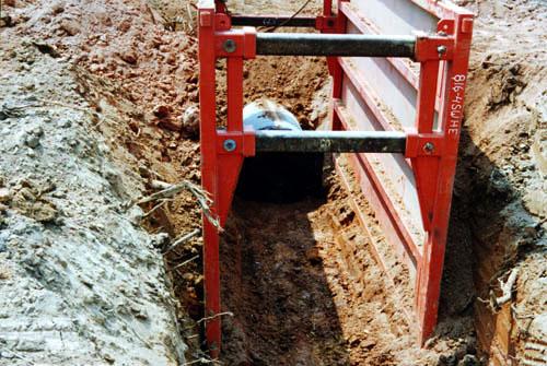 For deep trenches the most feasible and cost effective support method should be devised by weighing different alternatives for trench method of excavation, pipe laying, backfill, schedule and