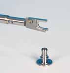 Stub handling system The sample transfer stub is compatible with the well known ESCALAB stub system: 316 stainless steel is used for the basic unit Molybdenum stubs are provided when heating and