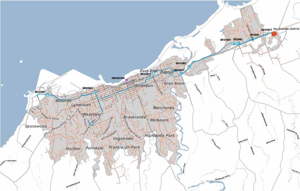 94 Figure 8.4: Network Projects in New Plymouth.