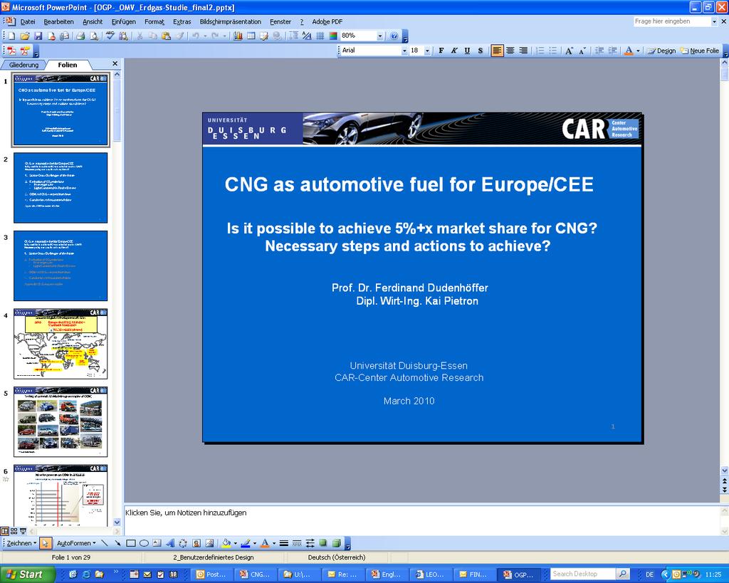 Can > 5% market share for CNG/LNG be achieved in Europe? 4 UN ECE Geneva, Jan.