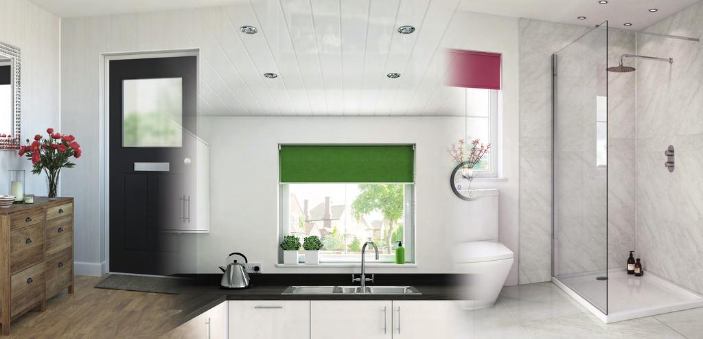 Make the smart choice Welcome to the world of waterproof panelling.