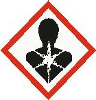 Label content Pictogram : Signal word : Warning Hazardous warnings : Harmful if inhaled. Suspected of damaging fertility or the unborn child.