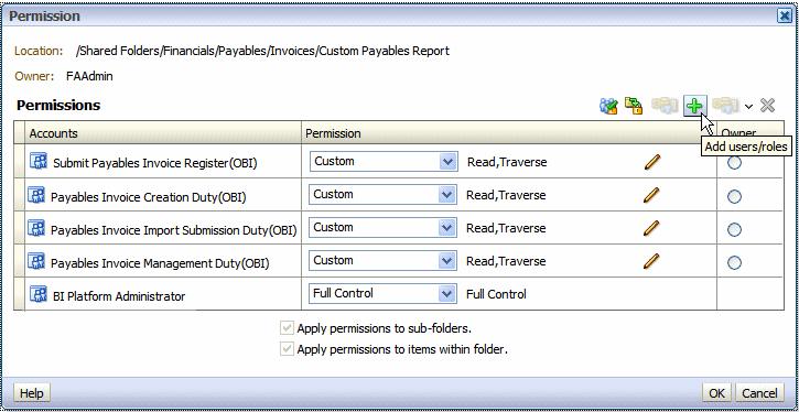 Securing BI Publisher Reports and Related Components 3.