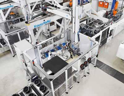 16 Automation technology PLC control Robots and peripheral equipment centrally managed KraussMaffei PLC control: the high end Implementing highly complex automation with many control elements and