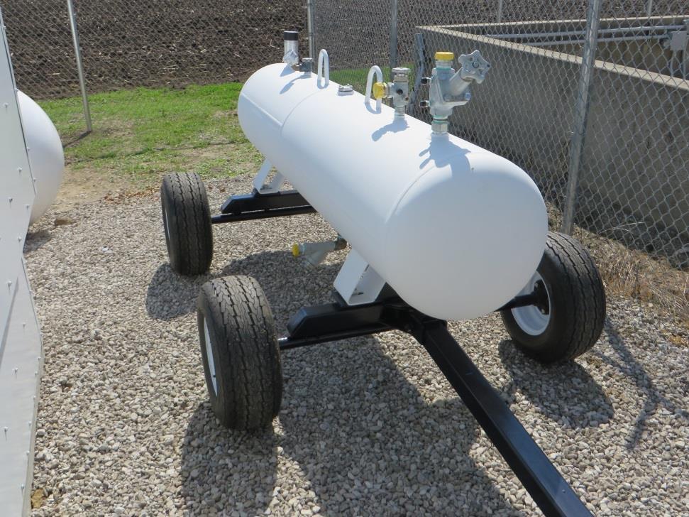 AMMONIA SUBSYSTEM DESIGN - When the collector tank is full, a valve allows the NH3 to flow